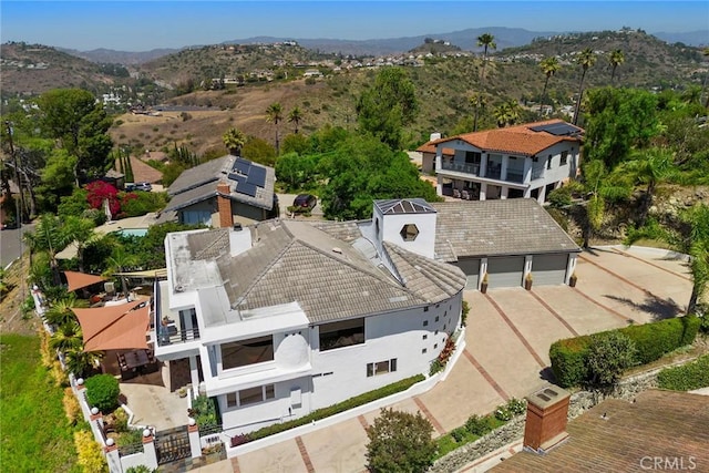 12281 Alta Panorama, North Tustin, CA 92705 - view from above of property featuring a mountainous background