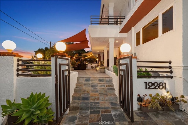 12281 Alta Panorama, North Tustin, CA 92705 - exterior space featuring a gate