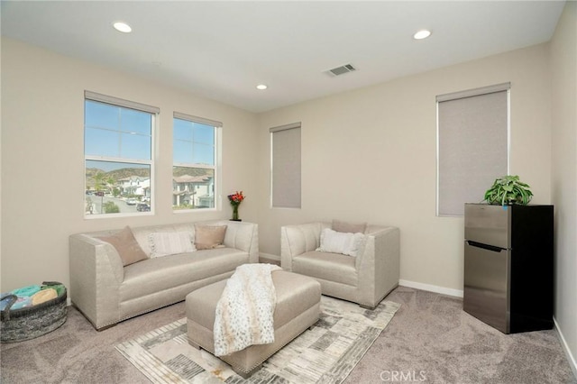 28511 Sparrow Way, Saugus, CA 91350 - living room with light carpet and recessed lighting