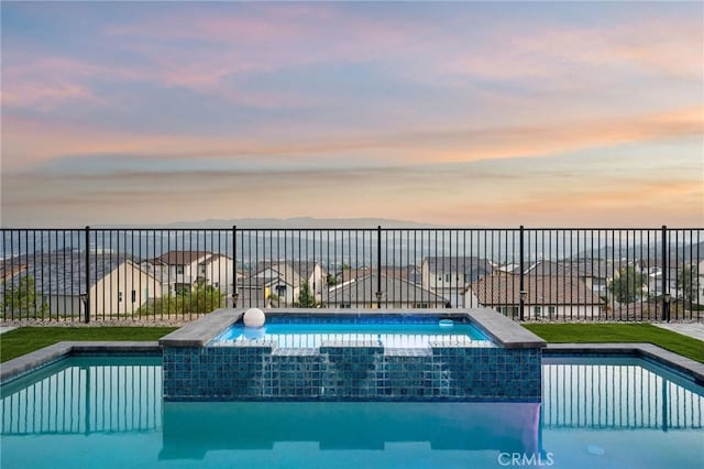 28511 Sparrow Way, Saugus, CA 91350 - view of pool with a pool with connected hot tub
