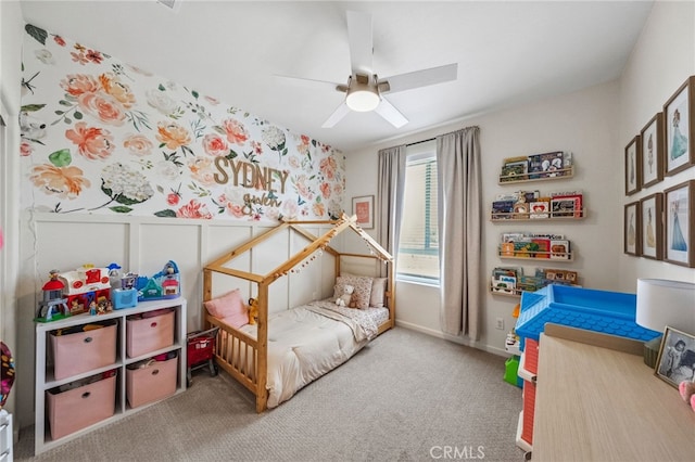 1060 Kendale Way, Vista, CA 92081 - bedroom featuring carpet floors and a ceiling fan