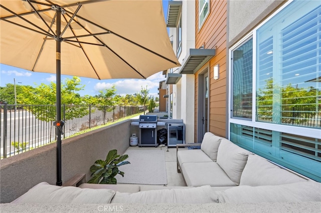 1060 Kendale Way, Vista, CA 92081 - view of patio / terrace with an outdoor hangout area and area for grilling