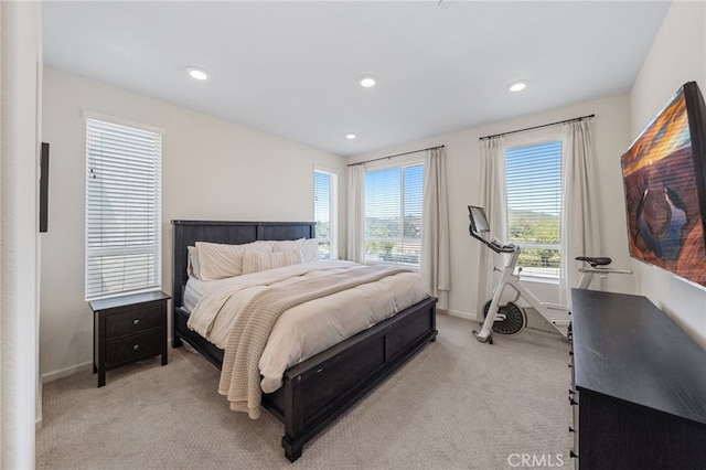 1060 Kendale Way, Vista, CA 92081 - bedroom featuring light colored carpet and recessed lighting
