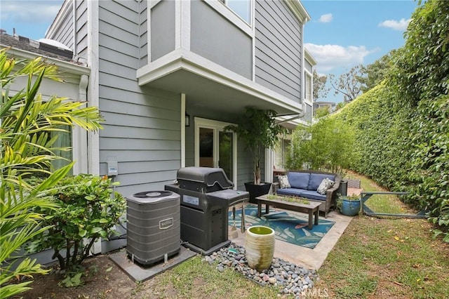306 San Nicholas Ct, Laguna Beach, CA 92651 - view of patio / terrace with an outdoor hangout area and a grill