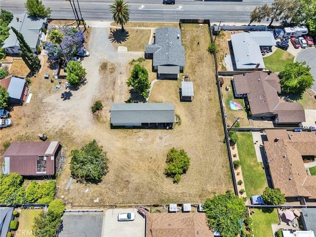 6910 Carnelian St, Rancho Cucamonga, CA 91701 - aerial view of property and surrounding area with nearby suburban area