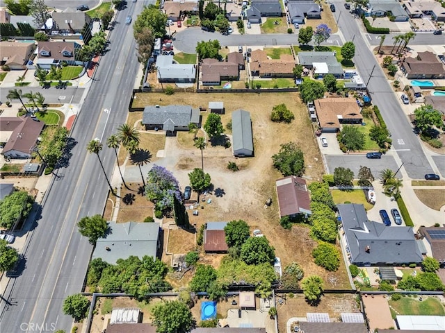 6910 Carnelian St, Rancho Cucamonga, CA 91701 - aerial view of property and surrounding area with nearby suburban area