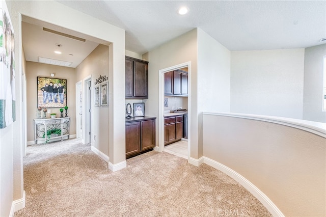 14655 Spanish Bay Way, Chowchilla, CA 93610 - hall with light carpet and recessed lighting