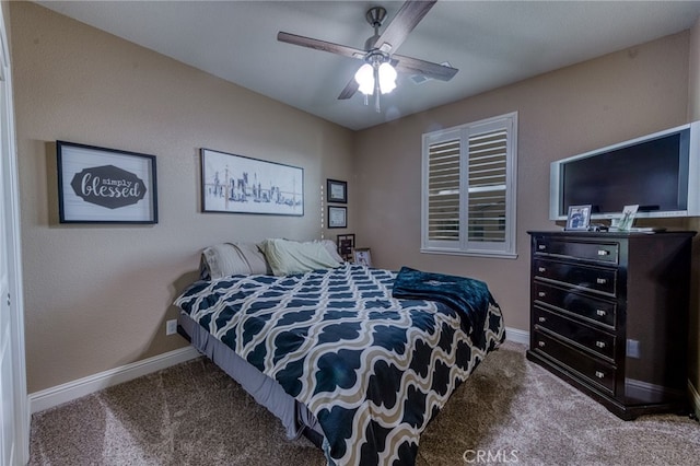 14655 Spanish Bay Way, Chowchilla, CA 93610 - carpeted bedroom featuring baseboards and ceiling fan