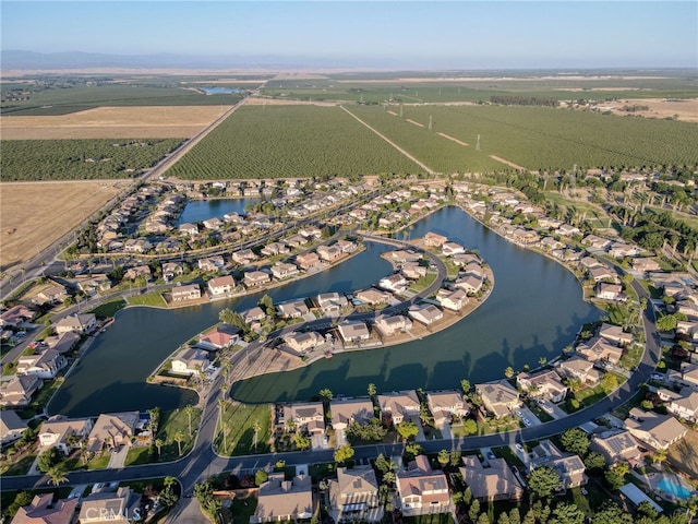 14655 Spanish Bay Way, Chowchilla, CA 93610 - aerial overview of property's location with extensive farmland, nearby suburban area, and rural landscape