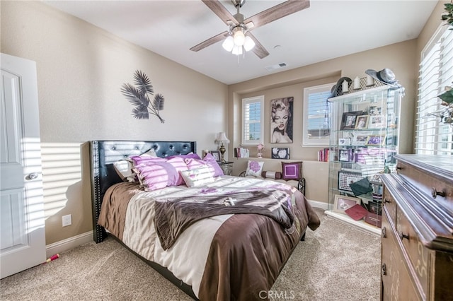 14655 Spanish Bay Way, Chowchilla, CA 93610 - bedroom featuring light carpet and ceiling fan