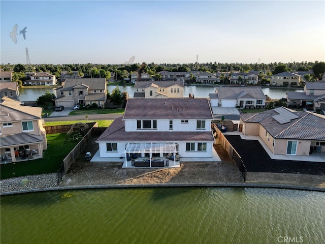 14655 Spanish Bay Way, Chowchilla, CA 93610 - aerial perspective of suburban area with a large body of water