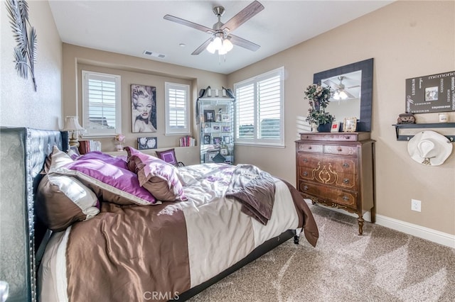 14655 Spanish Bay Way, Chowchilla, CA 93610 - bedroom featuring carpet floors and a ceiling fan
