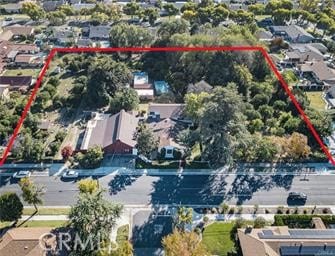 200 E 13th St, Upland, CA 91786 - view of property location with property parcel outlined