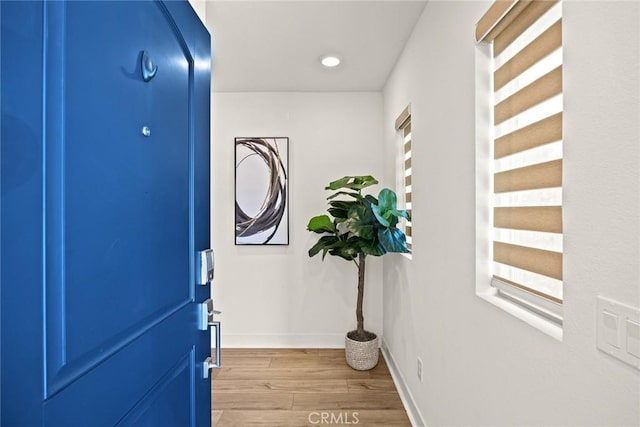 24 Bedford Ct, Arcadia, CA 91007 - entrance foyer with wood finished floors and recessed lighting