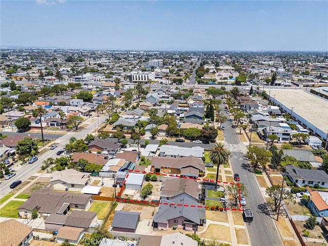 1113 W 78th St, Los Angeles, CA 90044 - aerial view of residential area featuring property boundaries highlighted
