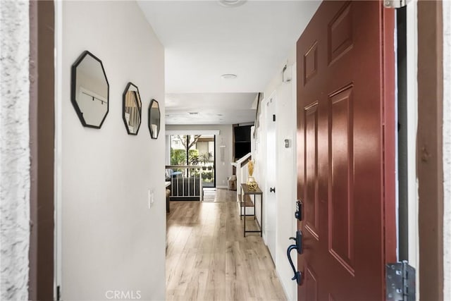 314 Molokai Dr, Placentia, CA 92870 - hallway with light wood-type flooring