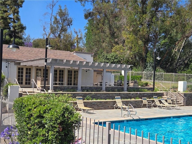 868 Ethelinda Way, Brea, CA 92821 - community pool with french doors and a patio