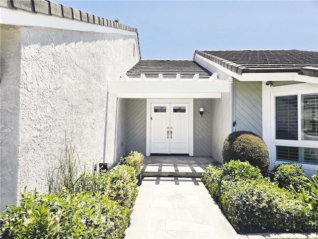 868 Ethelinda Way, Brea, CA 92821 - view of exterior entry featuring a tiled roof and stucco siding