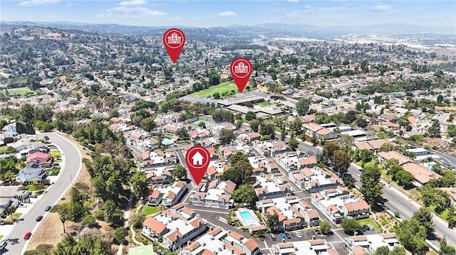 960 Golden Springs Dr Unit G, Diamond Bar, CA 91765 - aerial overview of property's location featuring nearby suburban area