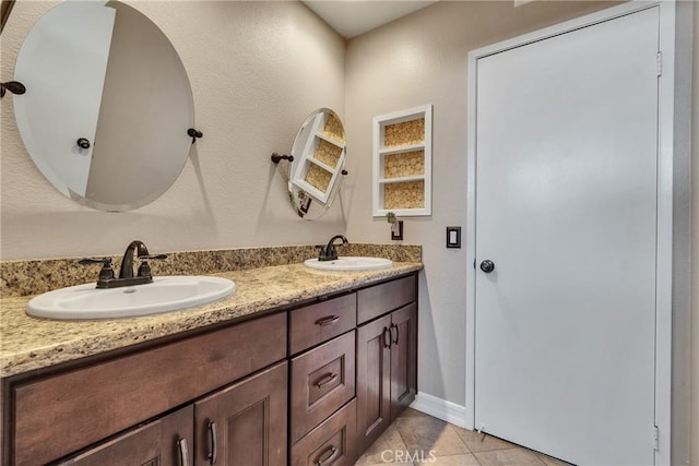 960 Golden Springs Dr Unit G, Diamond Bar, CA 91765 - full bath featuring double vanity and tile patterned flooring