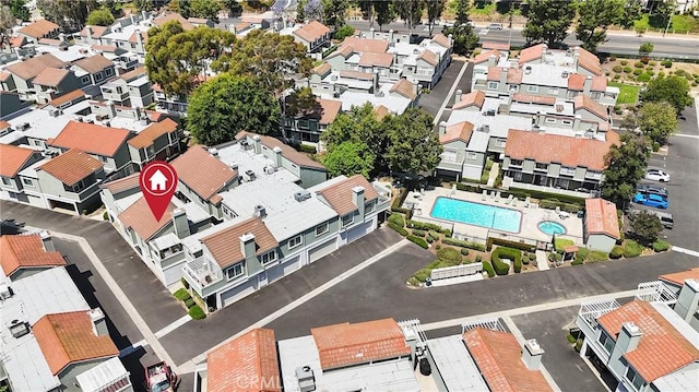 960 Golden Springs Dr Unit G, Diamond Bar, CA 91765 - aerial view of a pool