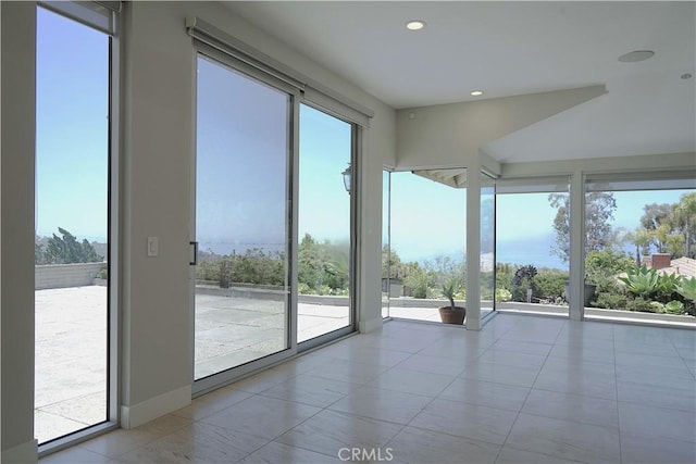 2615 Temple Hills Dr, Laguna Beach, CA 92651 - tiled spare room with plenty of natural light and recessed lighting