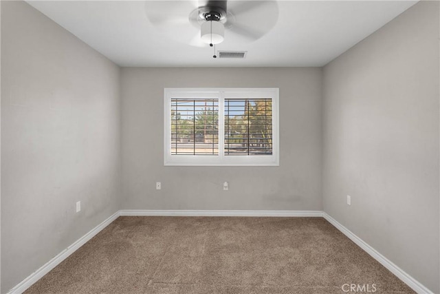 8383 Buckthorn Ave, Hesperia, CA 92345 - carpeted spare room with a ceiling fan and baseboards