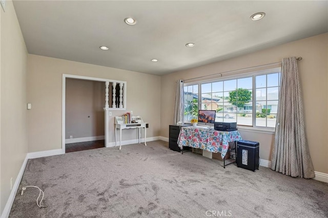 481 S Cedar Dr, Covina, CA 91723 - office space with carpet floors and recessed lighting
