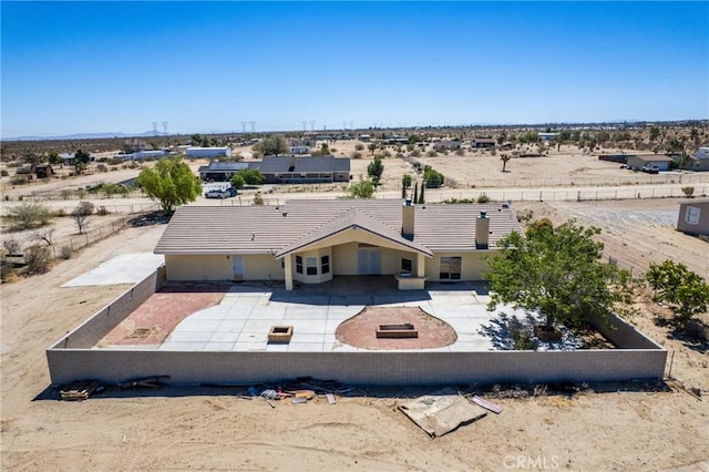 13212 Primavera Rd, Pinon Hills, CA 92372 - aerial view of property and surrounding area with a desert landscape