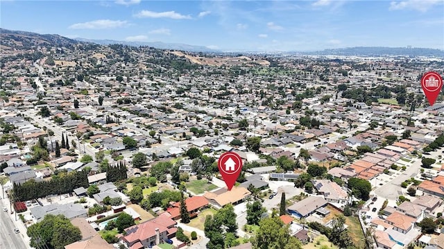 2521 Double Tree Ln, Rowland Heights, CA 91748 - aerial view of property's location featuring nearby suburban area