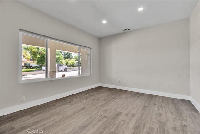 2521 Double Tree Ln, Rowland Heights, CA 91748 - unfurnished room with wood finished floors and recessed lighting
