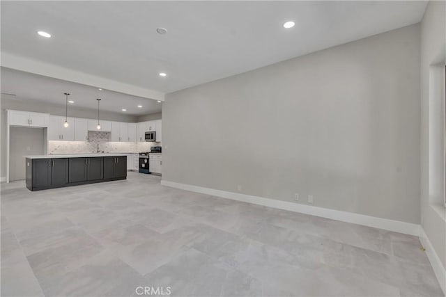 2521 Double Tree Ln, Rowland Heights, CA 91748 - unfurnished living room featuring baseboards and recessed lighting