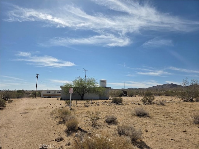 5457 Larrea Rd, Landers, CA 92285 - view of yard with a mountain view and a view of countryside