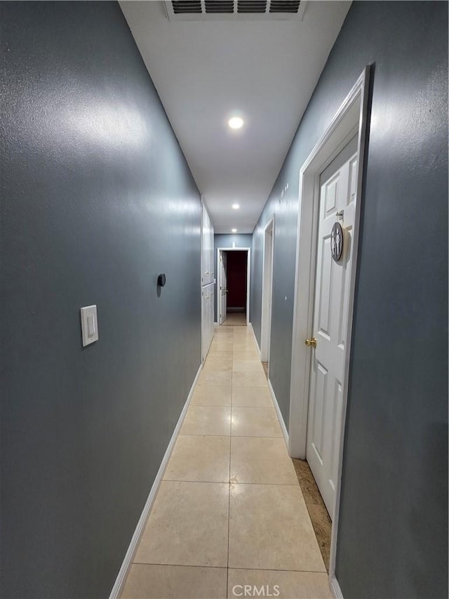 11815 Arliss Way, Grand Terrace, CA 92313 - hallway featuring light tile patterned floors and recessed lighting
