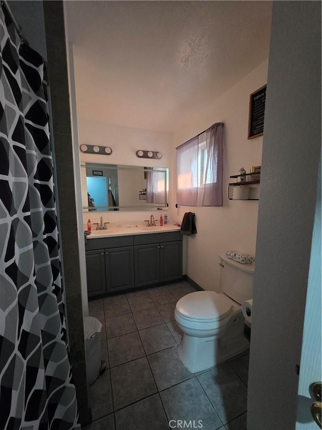 11815 Arliss Way, Grand Terrace, CA 92313 - bathroom with double vanity and tile patterned flooring