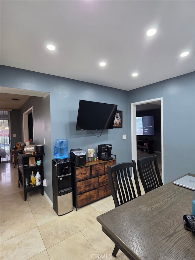 11815 Arliss Way, Grand Terrace, CA 92313 - dining room featuring recessed lighting and light tile patterned flooring