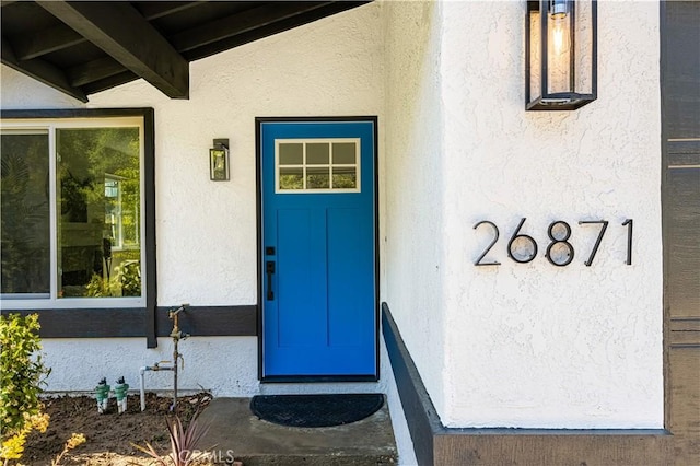 26871 Via Santa Lucia, Mission Viejo, CA 92691 - entrance to property with stucco siding