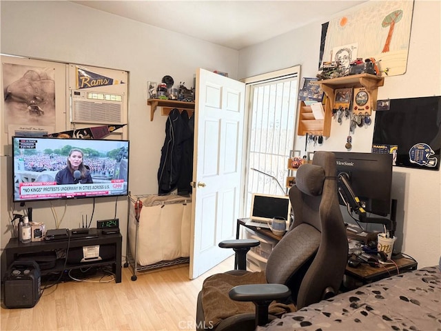 516 N Brand Blvd, San Fernando, CA 91340 - bedroom featuring wood finished floors