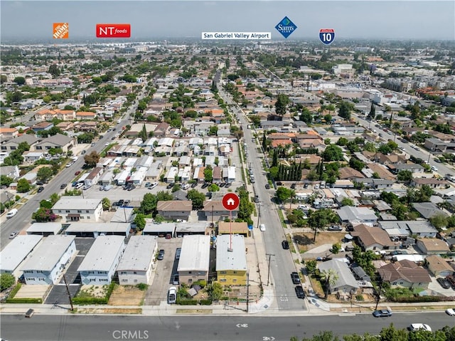 10829 Elliott Ave, El Monte, CA 91733 - aerial view of property and surrounding area