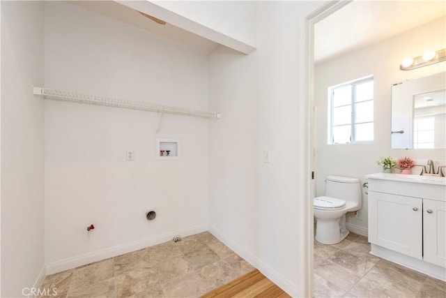 120 Rue Monet, Lake Forest, CA 92610 - laundry area with washer hookup and hookup for a gas dryer