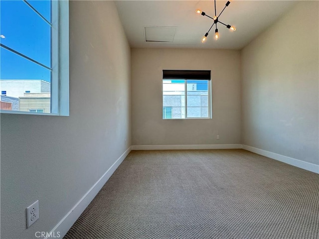 325 Sawbuck, Irvine, CA 92618 - spare room featuring baseboards and carpet