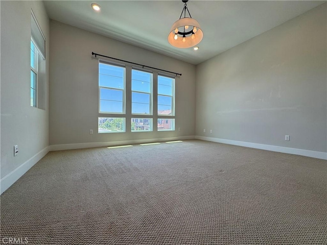 325 Sawbuck, Irvine, CA 92618 - carpeted empty room featuring baseboards and recessed lighting