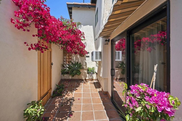 1683 Linwood St, San Diego, CA 92103 - view of patio / terrace with a wall unit AC