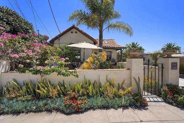 1683 Linwood St, San Diego, CA 92103 - mediterranean / spanish house with a gate