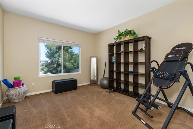 32974 Anasazi Dr, Temecula, CA 92592 - workout room featuring carpet and baseboards