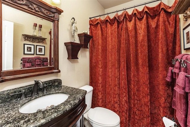 32974 Anasazi Dr, Temecula, CA 92592 - full bathroom with vanity and a shower with shower curtain
