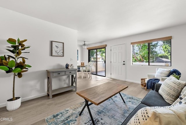 640 Orwell Ln, Ventura, CA 93003 - living area with light wood-style floors and a ceiling fan