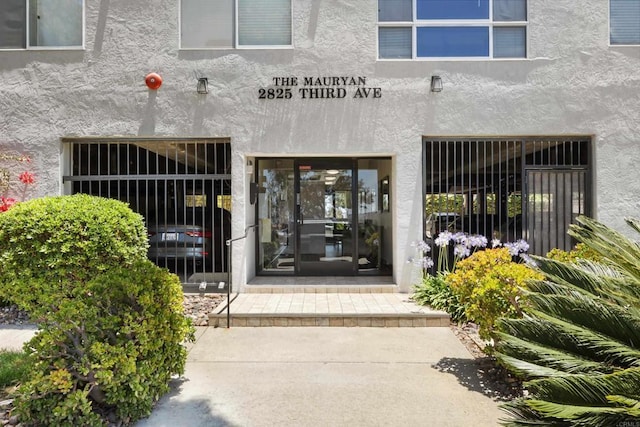 2825 3rd Ave Unit 303, San Diego, CA 92103 - property entrance featuring stucco siding