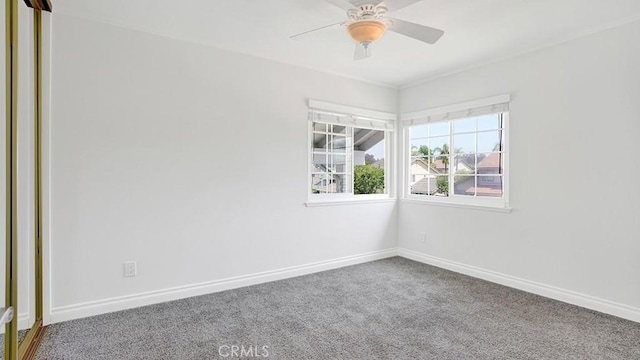 25866 Greenhill, Lake Forest, CA 92630 - carpeted spare room with ceiling fan and baseboards