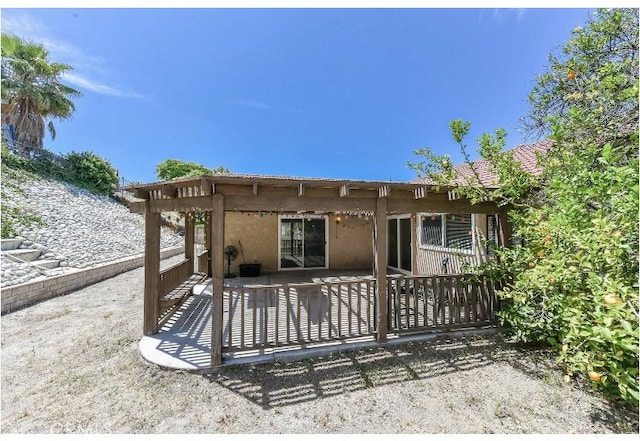 6318 Westview Dr, Riverside, CA 92506 - back of property featuring a patio and stucco siding